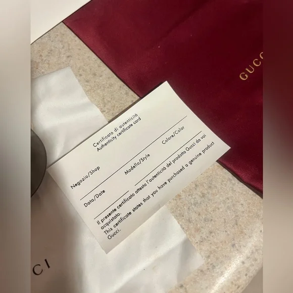 GUCCI52MM Round Sunglasses